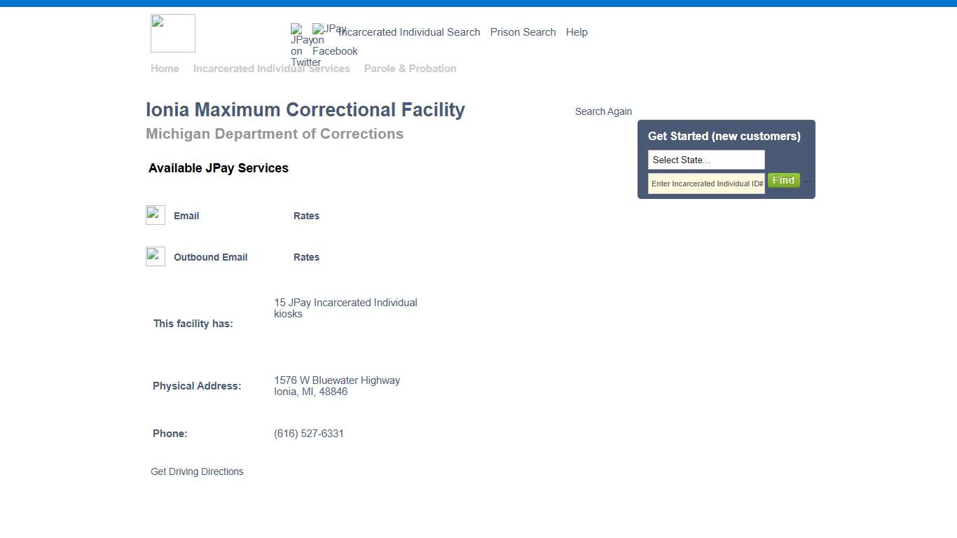 Ionia Maximum Correctional Facility